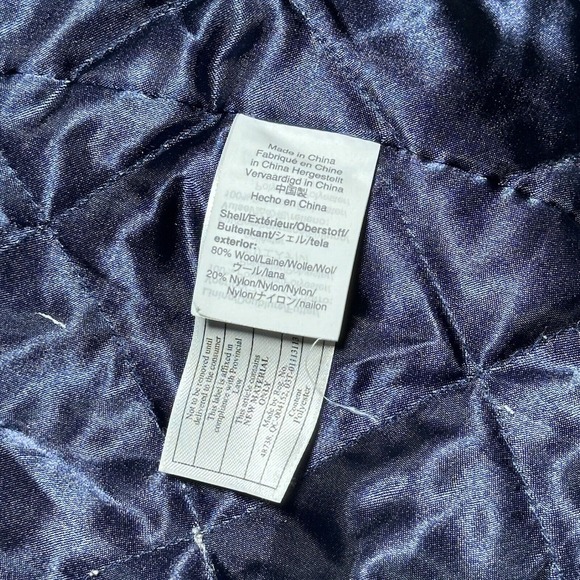 J Crew Brown Wool Lodge Coat Women's Size 00 Italian Stadium Cloth Nello Gori‎ - Picture 6 of 14